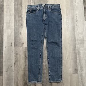 Todd Snyder Slim Fit Stretch 5 Pocket Jeans Men's Blue Denim Skinny Fit 36x30.5